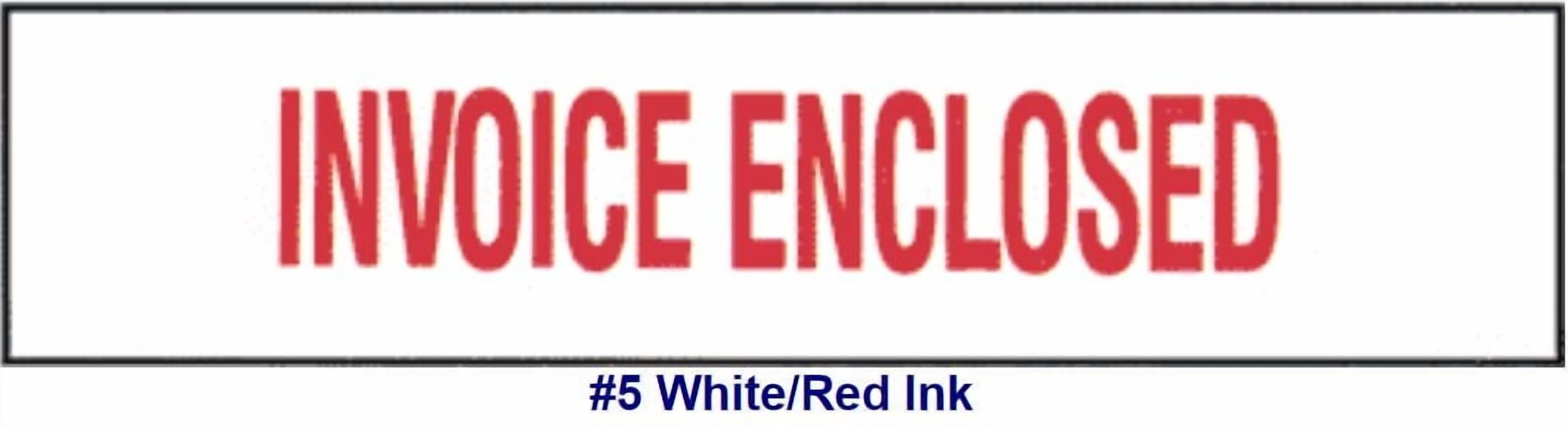 Printed Tape "Invoice Enclosed" 3"W x 330' - Case of 24 Rolls