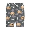 thumbnail image 5 of Xysaqa Big & Tall Men's Pajama Short Pants, Funny Dog Paw Printed Lounge Shorts for Women Plus Size Soft Elastic Waist Sleep Shorts 3X 4X 5X Summer Savings (Unisex), 5 of 8
