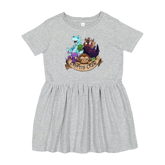 Inktastic Cryptid Crew Girls Toddler Dress