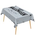 thumbnail image 6 of Duangreer Grey Halloween Print Rectangle Tablecloth, Washable Table Cover for Party Picnic Indoor Outdoor Decor, 60 x 84 Inch, 6 of 6
