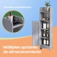 thumbnail image 4 of VASAGLE Armario de Baño, Armario Esquinero con Puerta y Estantes, Organizador de Almacenamiento, Armario Estrecho para Papel Higiénico, Estantes Ajustables, Gris Místico MBBC310P36, 4 of 5