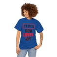 thumbnail image 2 of DJH Apparel | It's Official: God Loves Me Christian Unisex Cotton T-shirt, 2 of 7