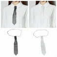 thumbnail image 4 of Shimmering Neck Tie Nightclub Party Costume Neckwear Lady Collar Tie, 4 of 13