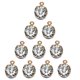 thumbnail image 2 of 10 Piezas de de Imitación Colgante Cadena Manualidades Joyería de oro and rosa, 2 of 2