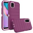 thumbnail image 1 of Asuwish Compatible with TCL Ion Z Phone Case Hybrid Rugged Shockproof Hard Protective Drop Proof Full Body Heavy Duty Mobile Cell Cover for TCL IonZ T501C T501L Women Men Purple, 1 of 6