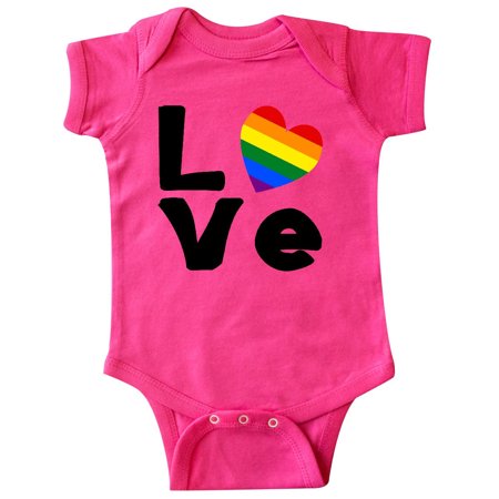 

Inktastic Gay Love Black Gift Baby Boy or Baby Girl Bodysuit