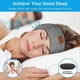 thumbnail image 3 of Auriculares Compatible con Bluetooth Bandana Deportiva Boho Diadema Auriculares HD Altavoces Finos Música para Durmientes CallingYoga,B, 3 of 5