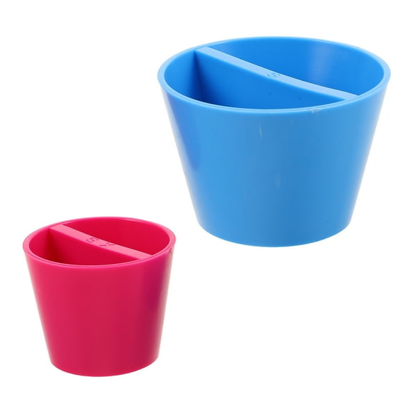 OUNONA 2pcs Pottery Tool Set with Assorted Color Plastic Tools for Art Projects, Sculpting, and Beginners’ Craft Use