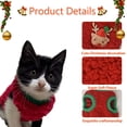 thumbnail image 3 of Ropa navideña de forro polar para perros y gatos de FladoRepet, paquete de 3 unidades, XXS, 3 of 7
