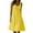 Yellow, variant on FAFWYP Women's Summer Casual Sleeveless Tiered Dress Round Neck Mini Sundress Solid Color Loose Short Flowy Beach Boho Dress