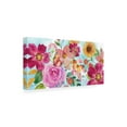 thumbnail image 2 of Canvas Wall Art - Jean Plout 'Festive Flower Garden' Wall Art for Living Room, Bedroom, or Office Décor by Trademark Fine Art - 19 x 10 Inches, 2 of 4