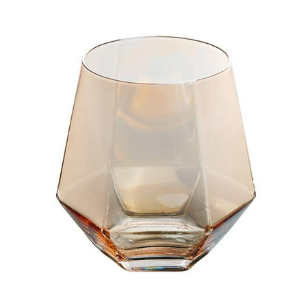 

Lacyie Geometric Whiskey Glass Transparent Household Fruit Juice Cocktail Glass Martini Glass Martini Glass Cocktail Glass Cocktail Glass Ice Rink Drink Margarita Margarita Cocktail Glass