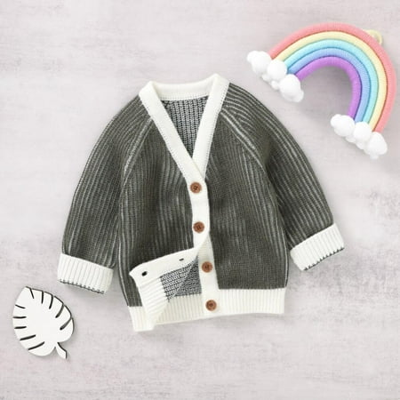 

Malisata Autumn Baby Girls Boys Cardigan Knit Long Sleeve Sweater Jacket Full Sleeve Solid Knitted Outwear Coat V-Neck Jumper Knitwear