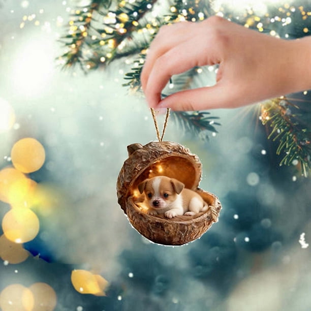 Adornos de árbol acrílicos 2D para decoración del hogar, habitaciones y paredes: ideales para decorar las fiestas.