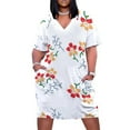 thumbnail image 1 of Verano tiempo Floral suelto bolsillo vestido ropa mujer ropa, 1 of 7