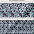thumbnail image 2 of Soimoi Green Cotton Voile Fabric Skull Halloween Decor Fabric Printed Yard 56 Inch Wide, 2 of 7
