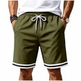 thumbnail image 2 of Jogging Shorts Men Jerdar Men's Basketball Shorts with Zipper Pockets Lightweight Quick Dry Mesh Athletic Running Shorts, 2 of 9