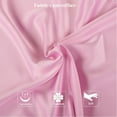 thumbnail image 3 of Organictune 2 Pack Silky Matte Satin Pillowcases with Zipper, Breathable and Cooling Pillow Cases for hair and skin, Light Pink, Queen, 20" x 30", 3 of 5