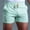 Mint Green, variant on ZZwxWA Cargo Shorts for Men Holiday Gifts Workwear Shorts Pockets Breathable Holiday Beach Male Trousers Sports Elastic Pants Casual Quick-Dry Short Pants Cozy Style Loose Fit Printed Clothing