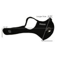 thumbnail image 2 of Gym Face Cover made of 3d Mesh With Filter and Valves - Black, 2 of 2