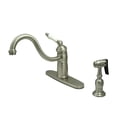 thumbnail image 3 of Kingston Brass KB1575PLBS Victorian Mono Deck Mount Kitchen Faucet with PL Ha..., 3 of 3