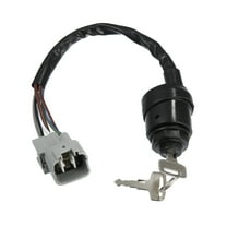 Unique Bargains ATV UTV Ignition Key Switch 3 Position for Kawasaki KAF1000 820 Mule Pro 27005-0585 27005-0643