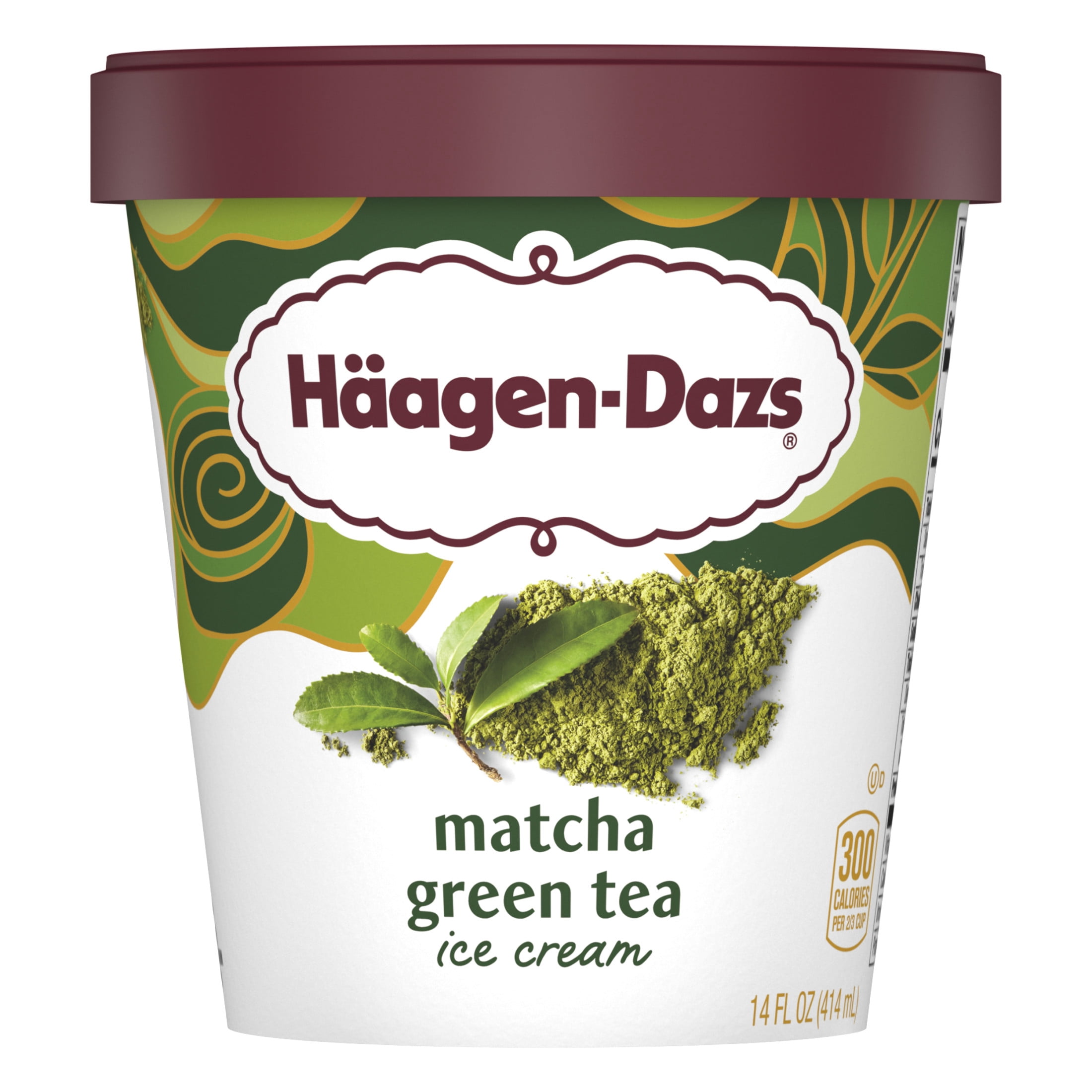 Haagen Dazs Matcha Green Tea Ice Cream, Gluten Free, Kosher, 1 Package, 14oz
