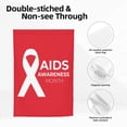 thumbnail image 5 of AIDS Awareness Month Garden Flag Decoration Yard Farmhouse Double Sided Holiday Party Outdoor Camping Decor Flags 12x18in, 5 of 7