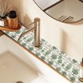 thumbnail image 2 of Yayeee Faucet Mat for Kitchen Sink 30" Diatomite Long Splash Guard Pad, Watercolor Horses Pattern, 2 Pack, 2 of 7