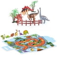 thumbnail image 3 of Dinosaur Toy Set Interactive Realistic Assorted Dinosaur Figure Dinosaur Playset, 3 of 10
