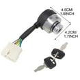 thumbnail image 5 of XP10000EH XP12000E XP12000EH 16HP 18HP Generator Ignition Key Switch, 5 of 9