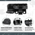 thumbnail image 2 of NIXFACE 2“ Trailer Tow Hitch Assembly Fit for Ford Bronco 2021-2023 Class 3 Hitch Receiver, NOT for Bronco Sport, 2 of 4