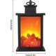 thumbnail image 2 of Chimenea eléctrica de llama falsa, vela LED, linterna para chimenea, linterna de jardín para jardín al aire libre con pilas, linterna LED con efecto de llama resistente a la intemperie, 2 of 5
