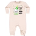 thumbnail image 2 of Inktastic I'm One Time to Par-tee Golf First Birthday Baby Fleece Romper, 2 of 4