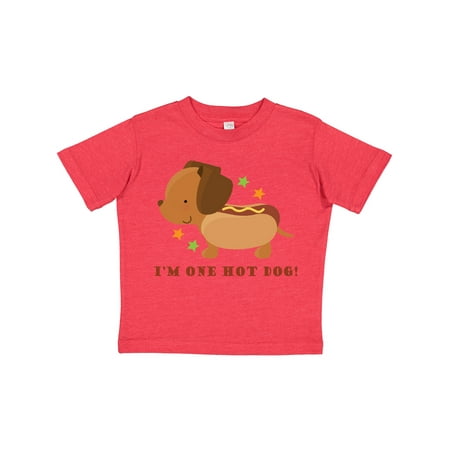 

Inktastic Dachshund Hot Dog Funny Gift Toddler Boy or Toddler Girl T-Shirt