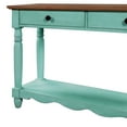 thumbnail image 6 of The Pioneer Woman Helen Console Table Made With Solid Wood Frame, Teal, 6 of 10