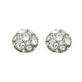 thumbnail image 5 of enjoywould 1 Pair Stud Earrings Fake Piercing Rhinestone Cubic Zirconia Inlaid Temperament Shiny Decoration Personality No Ear Hole Magnet Earrings Jewelry Accessory, 5 of 5