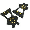 thumbnail image 1 of Snow Shoe Spikes, 10 Teeth Crampons High Practicability Easy To Carry Light In Weight  For Outdoor For Hiking L,XL, 1 of 8