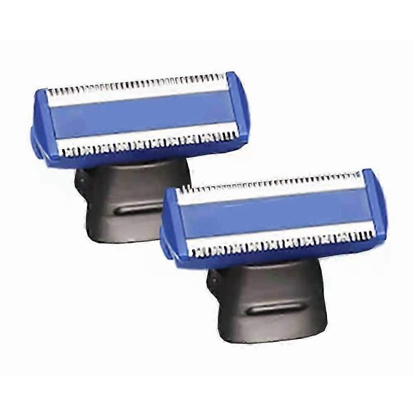 Micro Touch Shaver Replacement Heads - Double-Sided Rotating Blades for Smooth Shaving & Skin Protection