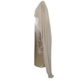 thumbnail image 5 of Elegant Women's Flowy Chiffon Swing Dress with Round Neck Loose Fit Mid-Length Robe, 5 of 7