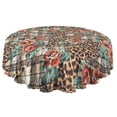 thumbnail image 5 of Round Tablecloth 60x60 Inch Round flower Table Cover for Spring Summer Party Picnic Dinner, 5 of 5