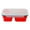 H, variant on Mefallenssiah Lunch Box with Spoon Silicone Folding Microwave Oven Portable Lunch Box Refrigerator Storage Box Fresh Keeping Box