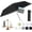 L-Black, variant on Mini Compact Travel Umbrella, 3.7Oz Ultralight Carbon Fiber UPF 50+ UV Protection Umbrellas for Rain & Sun, Portable Small for Backpack , for Women Men , TSA Approved