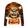 thumbnail image 5 of XFYSSS Casual Fashion Halloween Men's Printed Long Sleeved Top Long Sleeve Round-Neck Blouses & Shirts Men Polyester Top, 5 of 5