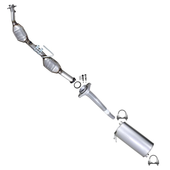 Northeastern Exhaust Stainless Steel Catalytic Converter, Extension Pipe & Muffler Fits 2007–2011 Ford Ranger 2007–2009 Mazda B2300 2.3L – Direct Fit