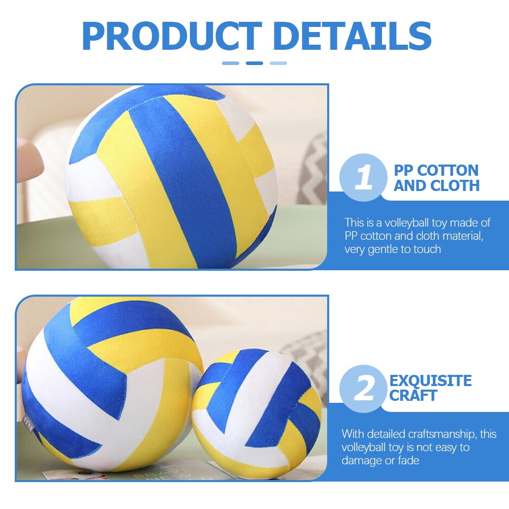 Stuffed Volleyball Plush Volleyball Toy Children Volleyball Plaything for Sofa Bed