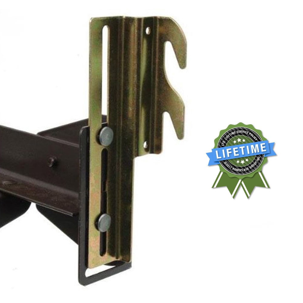 711 Bolt On To Hook On Bed Frame Conversion Brackets With Hardware Set Of 2 Walmart Com