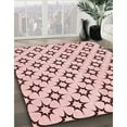 thumbnail image 2 of Ahgly Company Indoor Round Patterned Light Rose Pink Area Rugs, 7' Round, 2 of 6