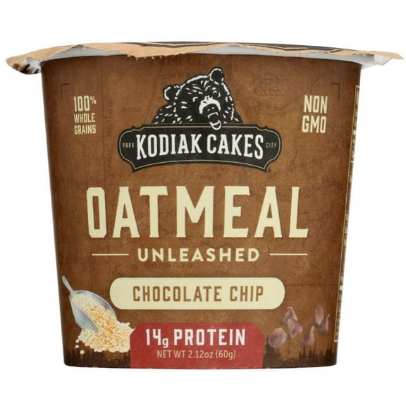 Kodiak Cakes Chocolate Chip Oatmeal in a Cup (Pack of 16)