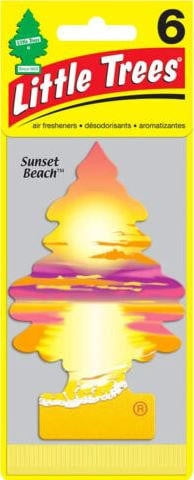 Little Trees 67177 Sunset Beach Hanging Air Freshener for Car & Home 24 Pack!